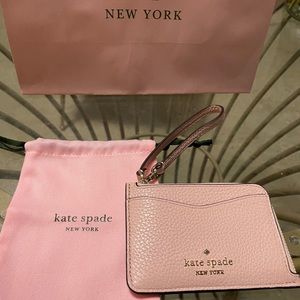 Kate Spade ♠️ Wristlet Card Holder